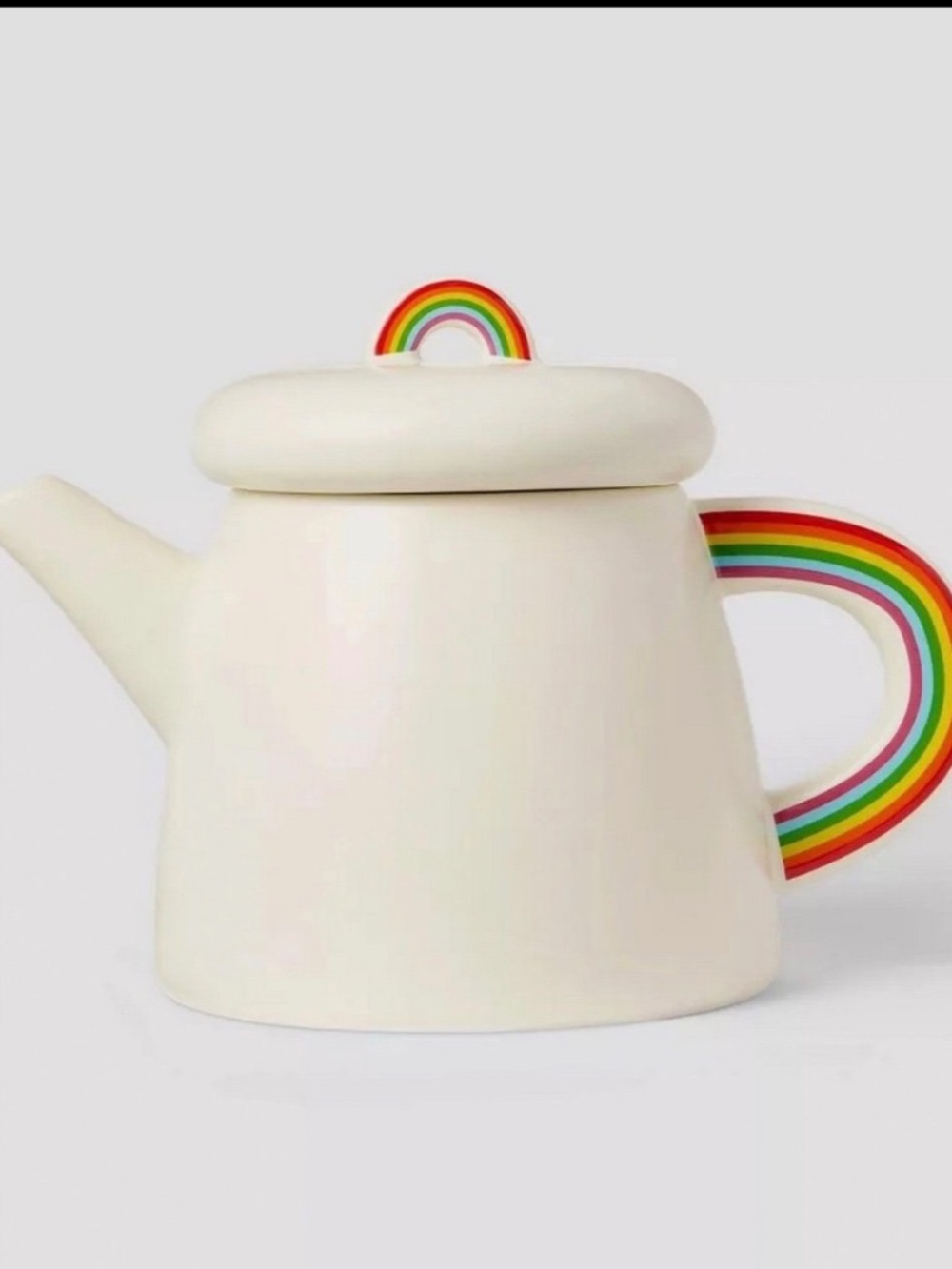Pride Spill the Tea 35oz Teapot Rainbow Ceramic Stoneware Large 2025